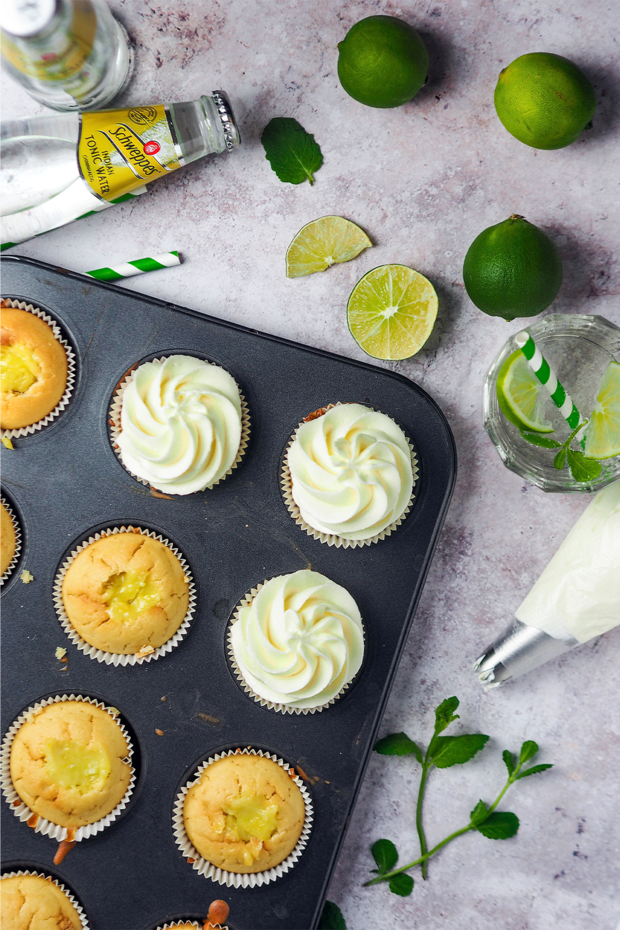 Gin Tonic Cupcakes Schweppes Deutschland